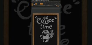 Делаем картины для кофейни ☕🧋 #art #timelapse #zbrush #tutorial #model