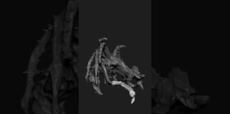 com4_0137 | Zbrush Timelapse | #zbrush #3dmodeling #3d #character #creature #shorts