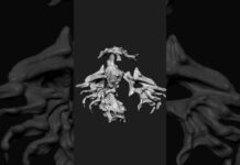 com4_0132 | Zbrush Timelapse | #zbrush #3dmodeling #3d #character #creature #shorts