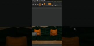 Собираем мебель 💪⚒️ #art #zbrush #timelapse #tutorial #mebel #tutorial