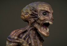 Alien Monster Zbrush Part 5