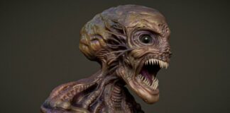 Alien Monster Zbrush Part 5