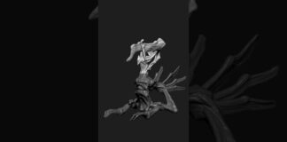 com4_0112 | Zbrush Timelapse | #zbrush #3dmodeling #3d #character #creature #shorts