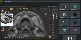Skull making in Zbrush Part 2