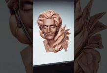 Krishna hair sculpting process #zbrush #sculpting #art #krishna