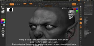 Skin Sliding Effect in Zbrush