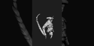 com4_0122 | Zbrush Timelapse | #zbrush #3dmodeling #3d #character #creature #shorts