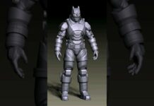 Batman for 3D printing #3dprinting #zbrush #3dmodeling #batman #superman #dccomics #dc #comics #3d