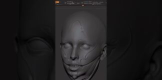 Face modeling in Zbrush | zbrush modeling | how to create face in zbrush | face animation in zbrush