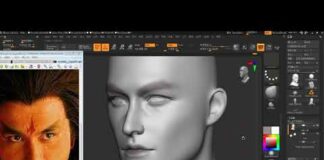 【ZBrush教程】建模师挑战写实人物建模,仙剑三魔尊重楼(二)