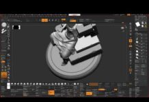 【ZBrush教程】建模师3小时挑战,原神岩神模型雕刻!(四)