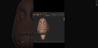 Subscribe to learn zbrush sculpting #zbrush #3dprinting #3dmodel #3dprint #modeling #maya