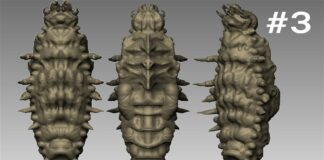 Alien Maggot Sculpting Part 3 ( Zbrush Timelapse )