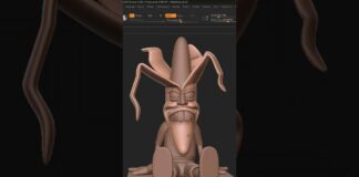 Banana 3d model zbrush #3d #banana #3dprinting #3dmodel #zbrush #shorts