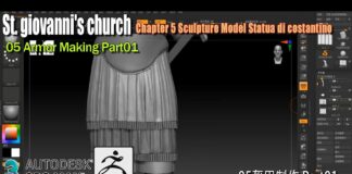 # 3ds max #zbrush # corona render#05盔甲制作 Part01