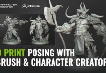 3D Printing and Character Posing with ZBrush and Character Creator | One Sculpture Infinite Poses