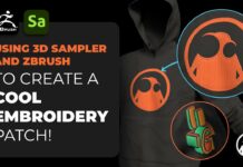 Using 3D Sampler and ZBrush: To create cool Embroidery Patches