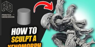How I Sculpted an Alien Masterpiece in Zbrush! (Time-Lapse)