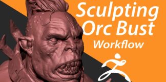 Orc Sculpt Zbrush workflow