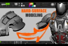 Hard Surface Suit piece