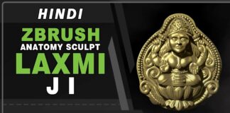 zbrush tutorial for beginners in hindi jewelry | Laxmi ji | pt 1