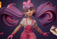 Sculpt Appealing Characters in Blender Time Lapse