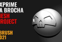 Exprimiendo la brocha Mesh Project – Zbrush en 5 min #148