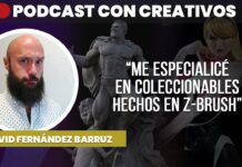 Me especialicé en coleccionables hechos en Zbrush ▶️ David Barruz | PODCAST CREATIVOS 🔴 #46