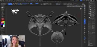 Creature & Character Concept Sculpting – Ashley A. Adams “A_Cubed” – ZBrush 2023