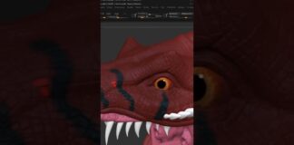 Сделал дракона в zBrush #creature #art #zbrush #арт #рисование #диджиталарт #творчество #drawing