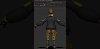 Highpoly sculpt of My character. #zbrush #blender #unrealengine #gamedev #3d #cyberpunk2077