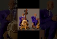 Kora player #Musique #Kora #Culture #Art #Inspiration #pioworld #zbrush #3dprints #arttoys