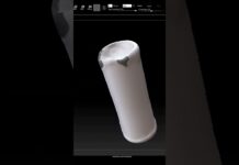 Large melted candle with #zbrush. #3dart #sculpting #digitalart