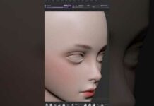 Today is a beautiful girl in Japanese kimono~ #zbrush #3dmax