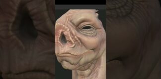 Daily process of 3D Character creation #3d #3dmodeling #character #zbrush #3dblender