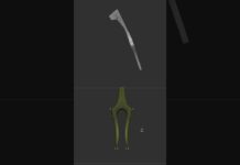 Sculpt a stylized fork – ZBrush