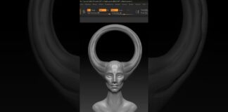Sclupture Modeling In Zbrush #shorts #zbrush #blender #sclupture #sclupting