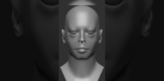 sculpting a realistic women head in zbrush #zbrush