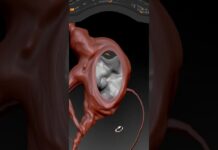 Girl Sculpture Whit Blender,Zbrush And Substance Painter #shorts #blender #substancepainter #zbrush