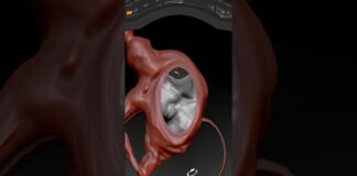 Girl Sculpture Whit Blender,Zbrush And Substance Painter #shorts #blender #substancepainter #zbrush