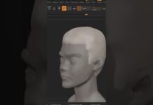 sculpt Boy in zbrush #art #zbrush #sculpture