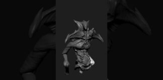 com4_0131 | Zbrush Timelapse | #zbrush #3dmodeling #3d #character #creature #shorts