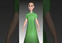 zbrush turntable 3d character – lyla #short #zbrush #pixologic