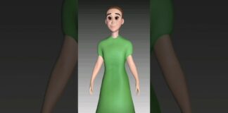 zbrush turntable 3d character – lyla #short #zbrush #pixologic
