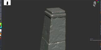 Zbrush Brick Wall Sculpting