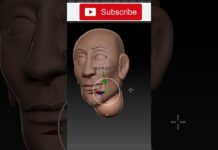 how to create 3d head in zbrush #zbrushtelugu