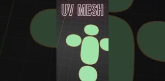 Create UV mesh in #blender3d like you would in #zbrush | #b3d #3dart #metaverse #blendertips