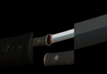 Aikuchi Tanto Timelapse bits.#zbrush #timelapse #aikuchi #tanto #knife #dagger #japan #blade