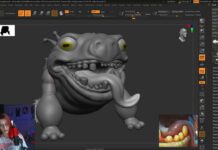 Скульпт жабы. Этап #4 (Zbrush)