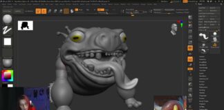 Скульпт жабы. Этап #4 (Zbrush)